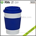 High Quality plastic cheap plain white coffee mug with low price